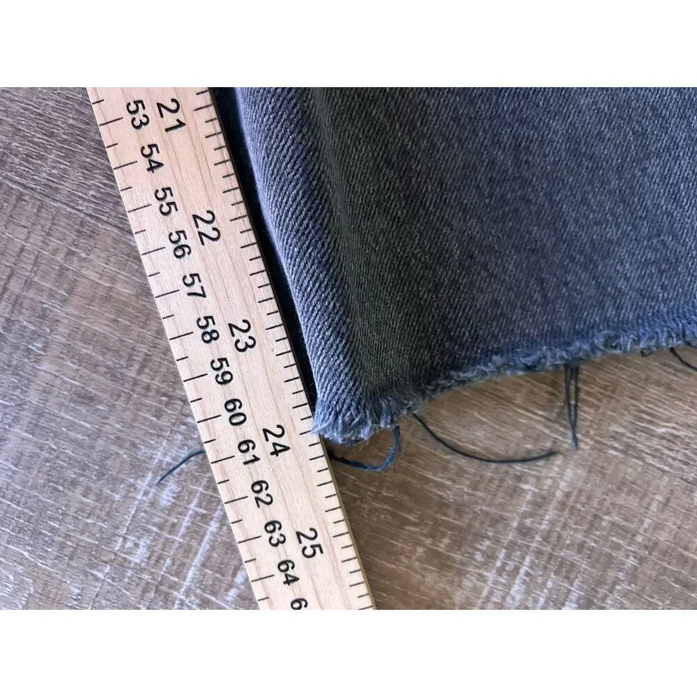 Citizens of Humanity Daphne Crop Jeans 30 Black High Rise Raw Hem Women - Picture 10 of 16